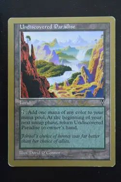 Magic The Gathering MTG UNDISCOVERED PARADISE WCD 1998: Brian Selden MP Played - Image 1