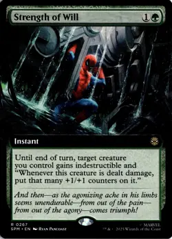 Strength of Will (Extended Art) R Marvel's Spider-Man 267 Magic The Gathering - Image 1