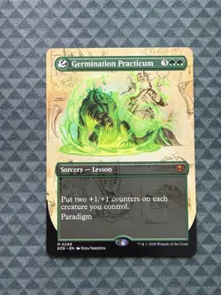 MTG Germination Practicum #0296 Borderless Mythic Secrets of Strixhaven (SOS) - Image 1
