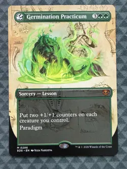 MTG Germination Practicum #0296 Borderless Mythic Secrets of Strixhaven (SOS) - Image 2