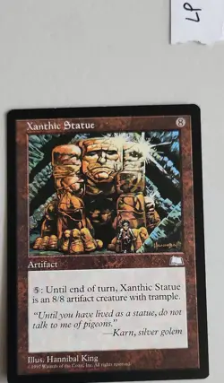 Xanthic Statue Weatherlight Regular NM Near Mint MTG - Image 1