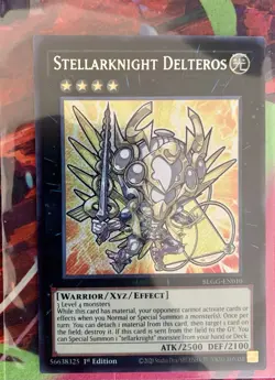 Yu-Gi-Oh! TCG - Stellarknight Delteros BLGG-EN010 Chibi Secret Rare English - Image 1