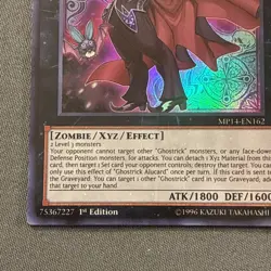 Yu-Gi-Oh! Ghostrick Alucard Ultra Rare MP14-EN162 Mega Pack 2014 1st Ed - Image 5