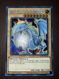 Yu-Gi-Oh! Blue-Eyes White Dragon - MP22- Prismatic Secret Rare - 1st Edition NM! - Image 2
