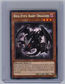 Red-Eyes Baby Dragon LDS1-EN010 Yu-Gi-Oh Limited NM - Image 1