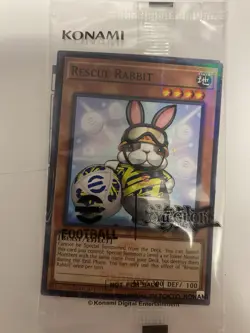 Yu-Gi-Oh! Rescue Rabbit Neymar Jr - 2025 eFootball Promo SEALED EFC1-EN001 - Image 1