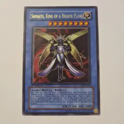 Shinato, King of a Higher Plane dcr-016 1st Edition (LP) Ultra Rare Yu-Gi-Oh! - Image 1