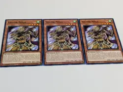 3x Common Yellow Ninja Yugioh! Mega Pack 2025 - Image 1