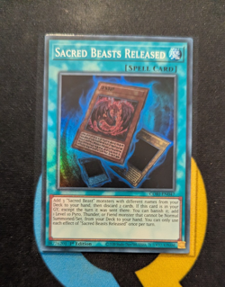 CORI-EN047 Sacred Beasts Released x3 Super Rare 1st Edition YuGiOh Playset - Image 2