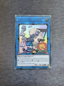 YuGiOh! Cross Sheep RA05 - Error Misprint No Name No Imprint 1st Ed Near Mint - Image 1