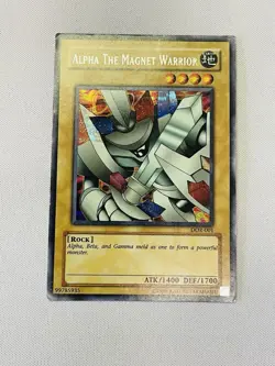 Konami Yu-Gi-Oh! TCG Alpha the Magnet Warrior DOR-001 Secret Rare ENG 1400/1700 - Image 1