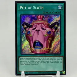 Pot of Sloth CORI-EN061 1st Edition Secret Rare Yugioh! - Image 1