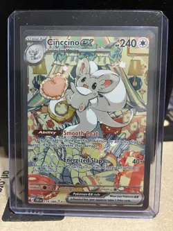 Pokemon TCG: Cinccino EX 119/086 SIR Special Illustration Rare Chaos Rising NM - Image 1