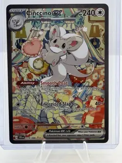 Pokemon TCG: Cinccino EX 119/086 SIR Special Illustration Rare Chaos Rising NM - Image 1