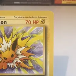 Jolteon 20/64 Original Jungle Set Non-Holo Rare Pokemon Card WOTC 1999 - Image 3