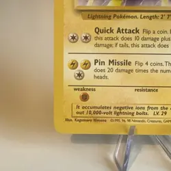 Jolteon 20/64 Original Jungle Set Non-Holo Rare Pokemon Card WOTC 1999 - Image 5