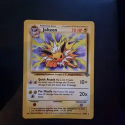 Jolteon 20/64 NM Jungle Regular Non Holo Rare Pokemon TCG Card 1999 - Image 1