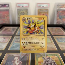 Jolteon 20/64 Jungle Non Holo Rare 1999 Vintage Pokemon Card - Image 2