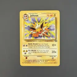 Jolteon 20/64 Jungle Non Holo Rare 1999 Vintage Pokemon Card - Image 4