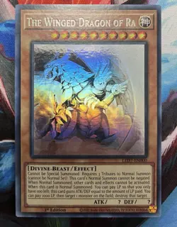 Yugioh! The Winged Dragon of Ra - LED7-EN000 - Ghost Rare - 1st Edition - Image 2