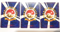 Pokemon Pocket Monsters Lot Of 3 Vintage Japanese Cards Halo - Image 5