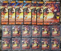 Pokemon Celebrations Lance's Charizard V Lot 19 Regular/Jumbo NMT+ SWSH133 Promo - Image 1