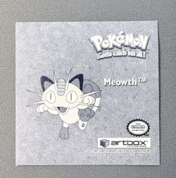 Meowth Team Rocket Hot Air Balloon Pr05 Holo - Series 1 - Pokemon Artbox Sticker - Image 2