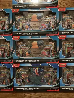 10x Pokemon Snorlax & Blissey ex + Greninja & Kingdra ex Special Collection Box - Image 4