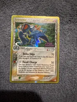 Pokemon Armaldo 1/110 Holon Phantoms Reverse Holo Rare 110 HP Stage 2 Card -MP - Image 1