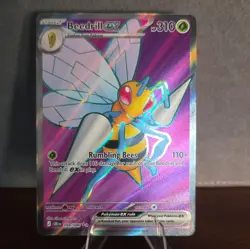 Beedrill ex 98/86 Full Art Double Ultra Rare Pokemon Chaos Rising - Image 1