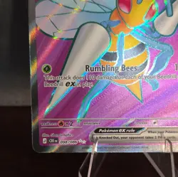 Beedrill ex 98/86 Full Art Double Ultra Rare Pokemon Chaos Rising - Image 3