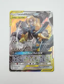 Pokemon TCG Lucario & Melmetal GX Tag Team Unbroken Bonds Near Mint - Image 1