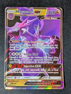 Pokemon SM - Unified Minds #160/236 Naganadel GX NM - Image 1