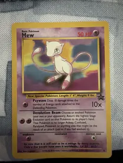 MEW✨#8 Black Star Promo WOTC Promo Vintage Pokemon TCG - Image 1