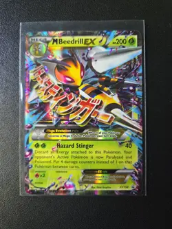 Pokemon M Beedrill EX XY158 XY Promo Holo English 200 HP Mega - Image 1