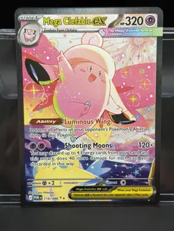 NM Pokemon Mega Clefable EX 119/088 Perfect Order. 155 - Image 1