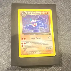 The Pokemon Company TCG Dark Machamp 10/82 Team Rocket Holo Rare EN 2000 70 HP - Image 1