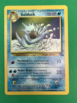 Golduck - 35/62- Fossil - 2000 - Pokemon - Near Mint - Image 1