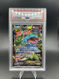 2016 Pokemon Black Star Promo Venusaur Ex Red and Blue Collection PSA 5 EX - Image 2