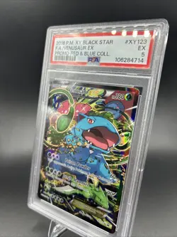 2016 Pokemon Black Star Promo Venusaur Ex Red and Blue Collection PSA 5 EX - Image 4