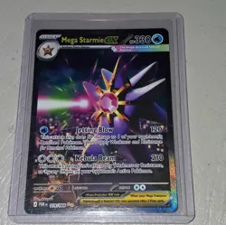 Pokemon TCG Mega Starmie EX 118/088 Perfect Order Secret Rare Full Art Holo - Image 1