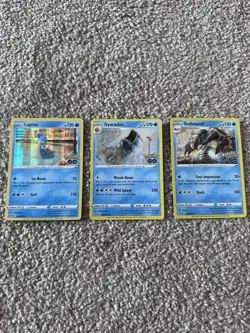 Pokemon Go 3 x Water Rare Holo Cards (Lapras, Gyarados, Golisopod) - Image 1