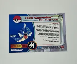 Topps Blue Label Pokemon Gyarados #130 2000 Nintendo Tv Animation Vintage LP - Image 2