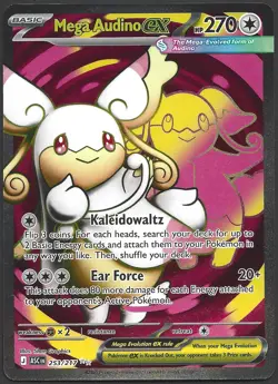 Mega Audino ex 253/217 Ultra Rare Ascended Heroes Pokemon Holo Near Mint - Image 1