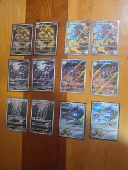 Pokemon TCG PAIRS LOT!!! NM ENGLISH AND JAPANESE!! PIPLUP, ALAKAZAM! MORE! - Image 1