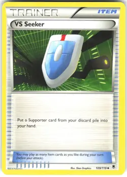 VS Seeker 109/119 XY - Phantom Forces Pokemon Card TCG HP Item - Image 1