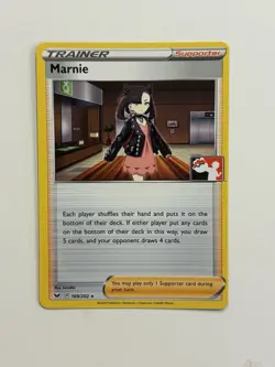 Marnie 169/202 Pokemon Prize Pack Variant Sword & Shield E* - Image 1