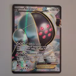Registeel EX 122/124 Dragons Exalted Ultra Rare Full Art Holo Pokemon TCG - Image 1