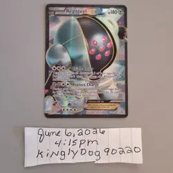 Registeel EX 122/124 Dragons Exalted Ultra Rare Full Art Holo Pokemon TCG - Image 2