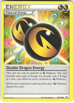 Double Dragon Energy 97/108 Roaring Skies Pokemon LP - Image 1
